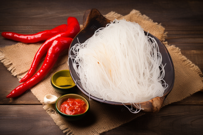 辣椒香料透明火锅米粉粉丝,高清,摄影图,摄影图片,图片大全,摄影图免费下载